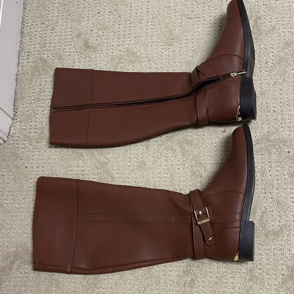 Reaction Kenneth Cole Brown  Knee high Boots new! - Picture 2 of 3